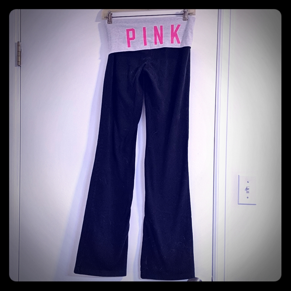 Pink yoga pants
